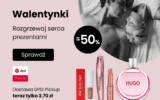 Walentynkowe prezenty do -50% – znajdź idealny upominek na eZebra!