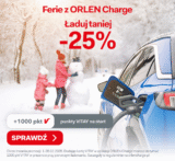 Specjalna oferta Orlen: Tańsze ładowanie pojazdów elektrycznych
